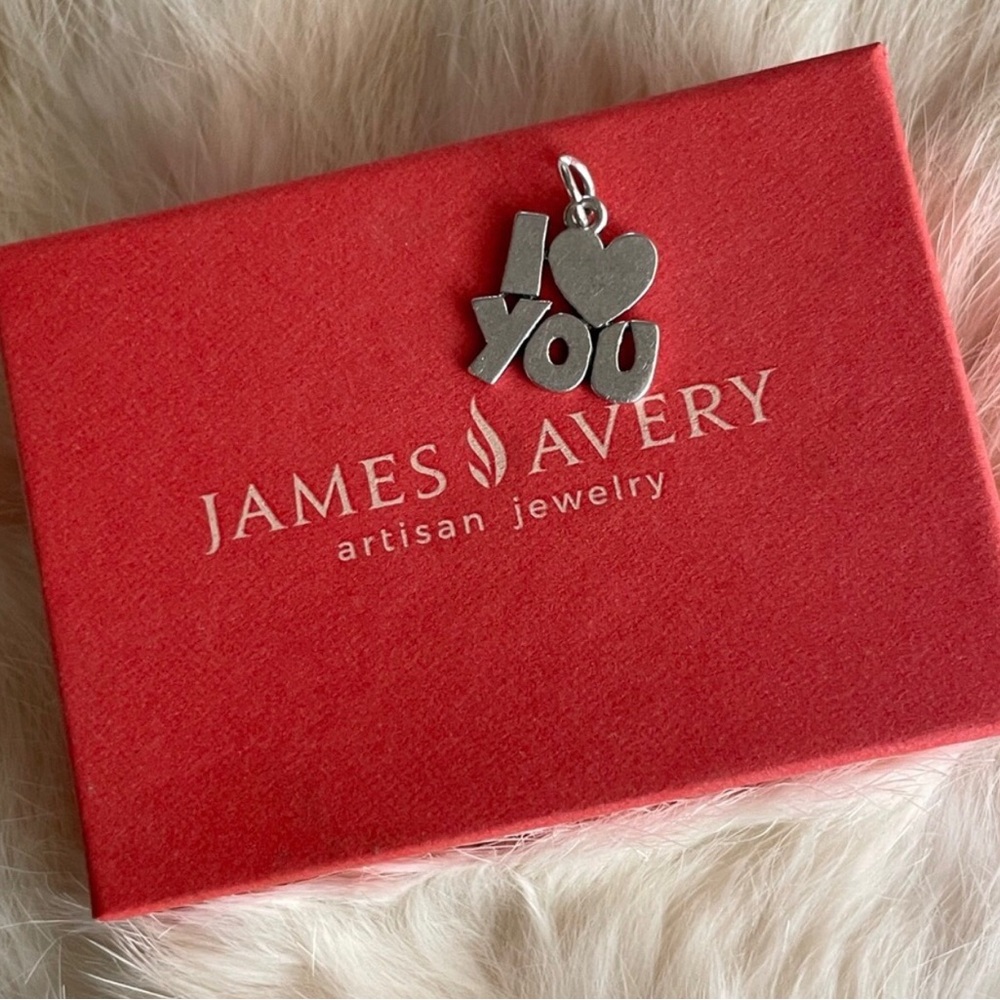 James Avery Silver 'I Love You' Pendant
